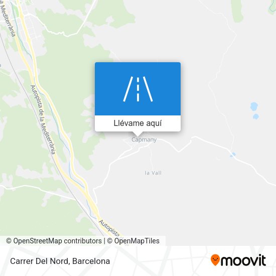Mapa Carrer Del Nord