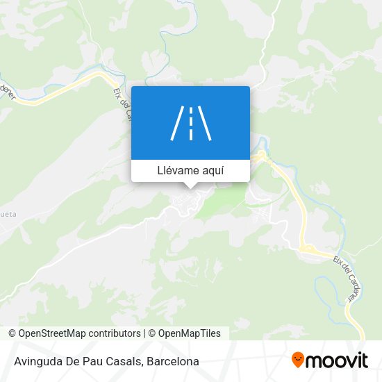 Mapa Avinguda De Pau Casals