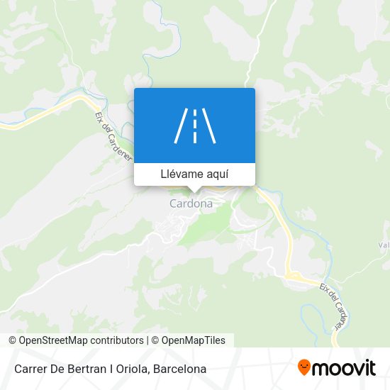 Mapa Carrer De Bertran I Oriola