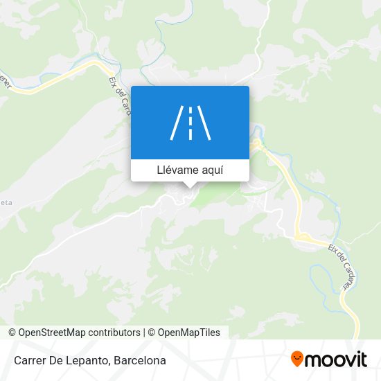 Mapa Carrer De Lepanto