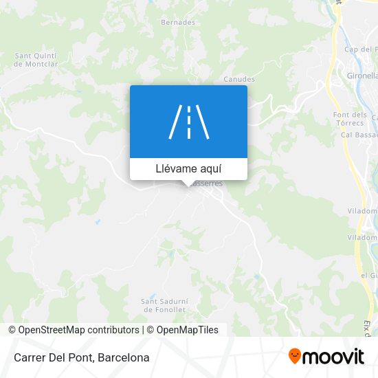 Mapa Carrer Del Pont