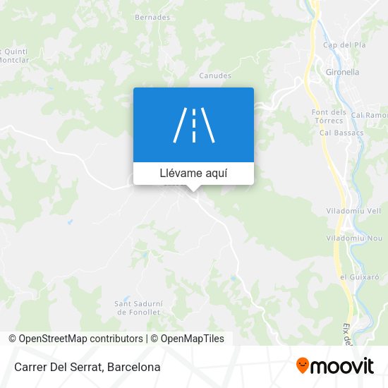 Mapa Carrer Del Serrat