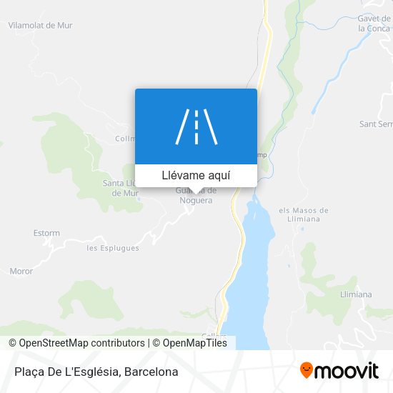 Mapa Plaça De L'Església