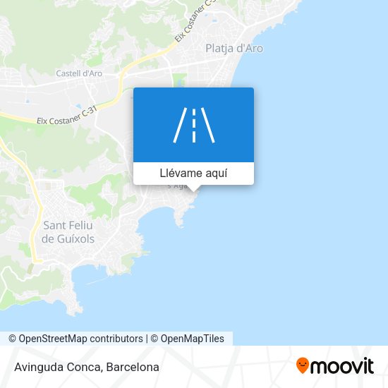 Mapa Avinguda Conca