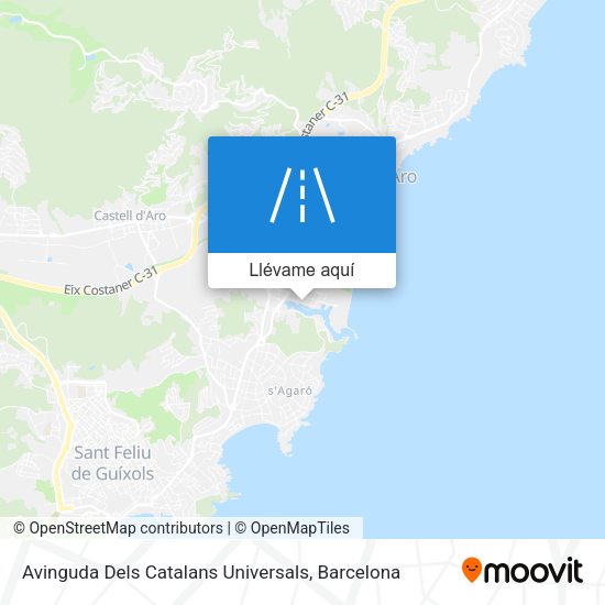 Mapa Avinguda Dels Catalans Universals