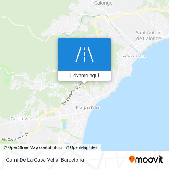 Mapa Camí De La Casa Vella