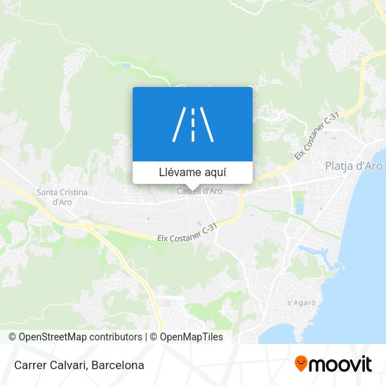 Mapa Carrer Calvari
