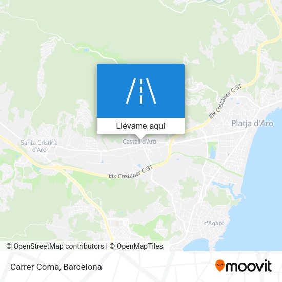 Mapa Carrer Coma