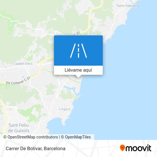 Mapa Carrer De Bolívar