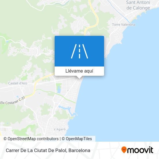 Mapa Carrer De La Ciutat De Palol