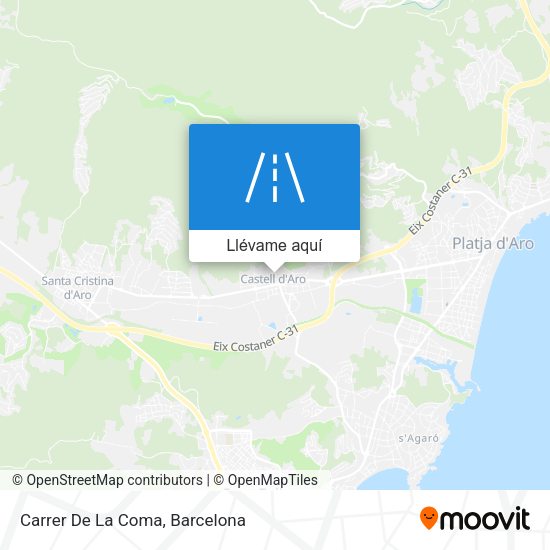 Mapa Carrer De La Coma