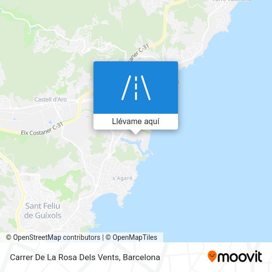 Mapa Carrer De La Rosa Dels Vents