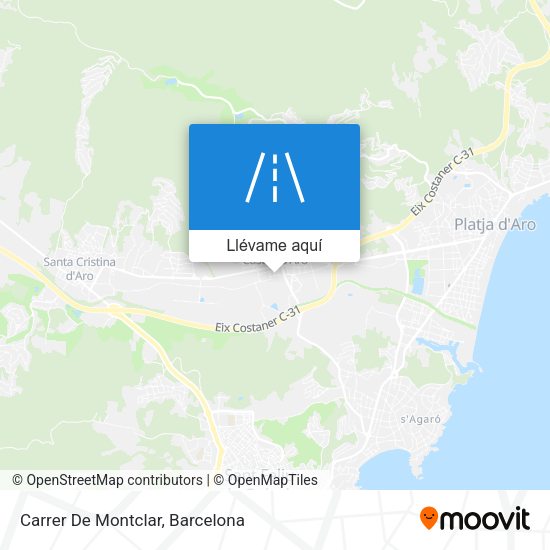 Mapa Carrer De Montclar