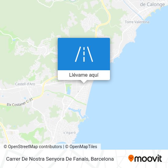 Mapa Carrer De Nostra Senyora De Fanals
