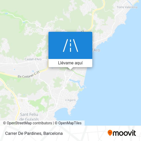 Mapa Carrer De Pardines