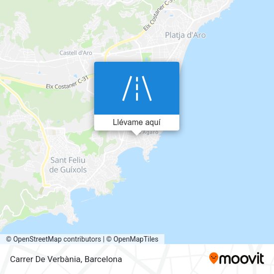 Mapa Carrer De Verbània