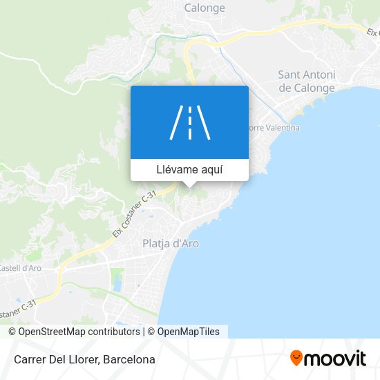 Mapa Carrer Del Llorer