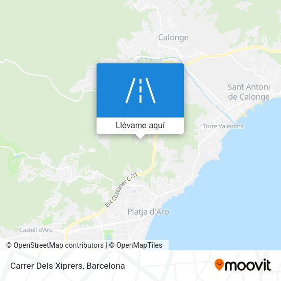 Mapa Carrer Dels Xiprers