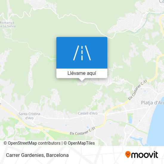 Mapa Carrer Gardenies