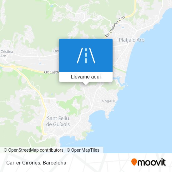 Mapa Carrer Gironès