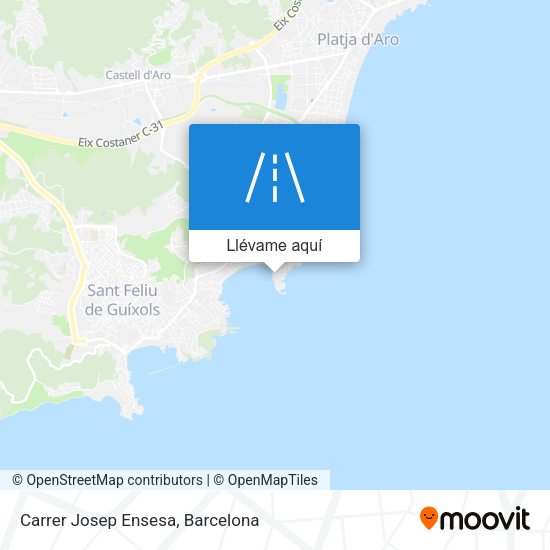 Mapa Carrer Josep Ensesa