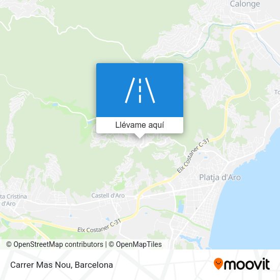 Mapa Carrer Mas Nou