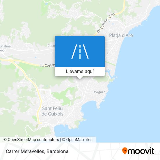 Mapa Carrer Meravelles