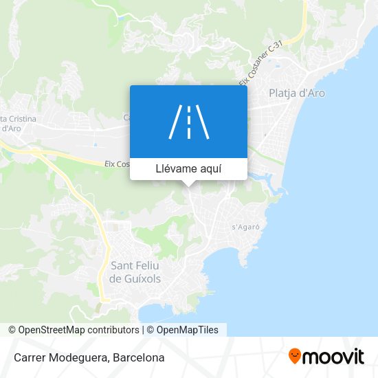 Mapa Carrer Modeguera