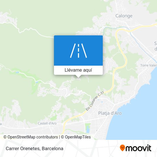 Mapa Carrer Orenetes