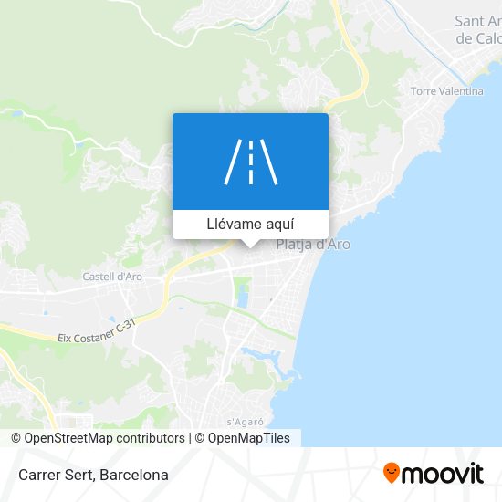 Mapa Carrer Sert