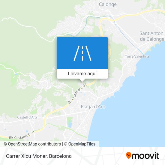 Mapa Carrer Xicu Moner