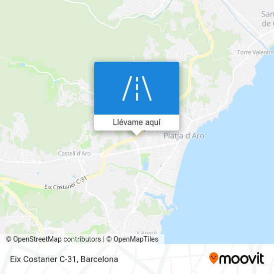 Mapa Eix Costaner C-31