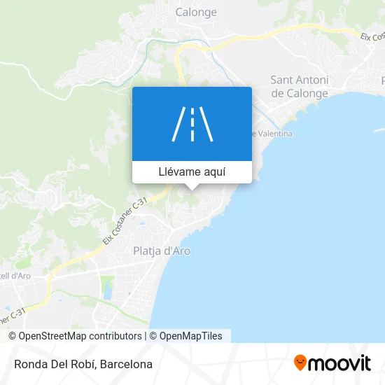 Mapa Ronda Del Robí
