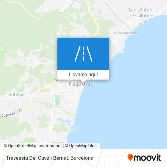 Mapa Travessia Del Cavall Bernat