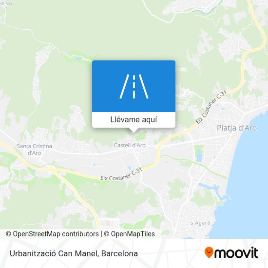 Mapa Urbanització Can Manel
