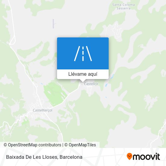 Mapa Baixada De Les Lloses