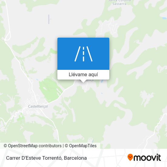 Mapa Carrer D'Esteve Torrentó
