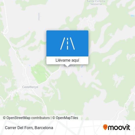 Mapa Carrer Del Forn