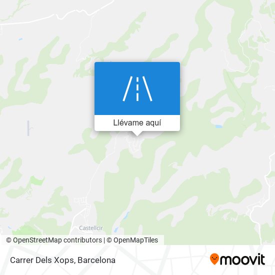 Mapa Carrer Dels Xops