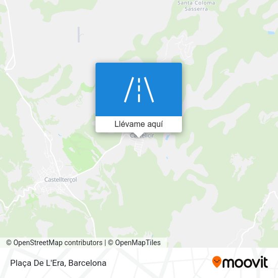 Mapa Plaça De L'Era