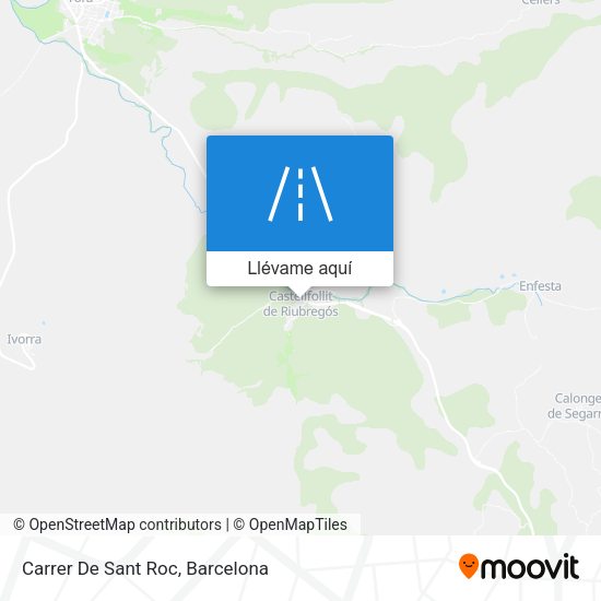 Mapa Carrer De Sant Roc