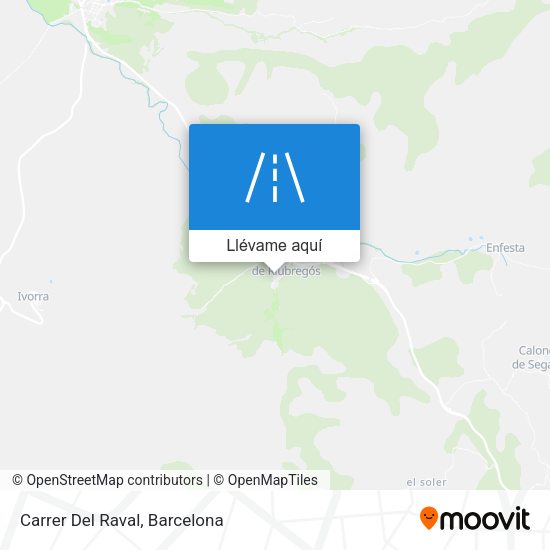 Mapa Carrer Del Raval