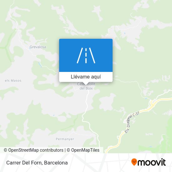 Mapa Carrer Del Forn