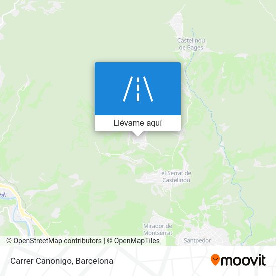 Mapa Carrer Canonigo