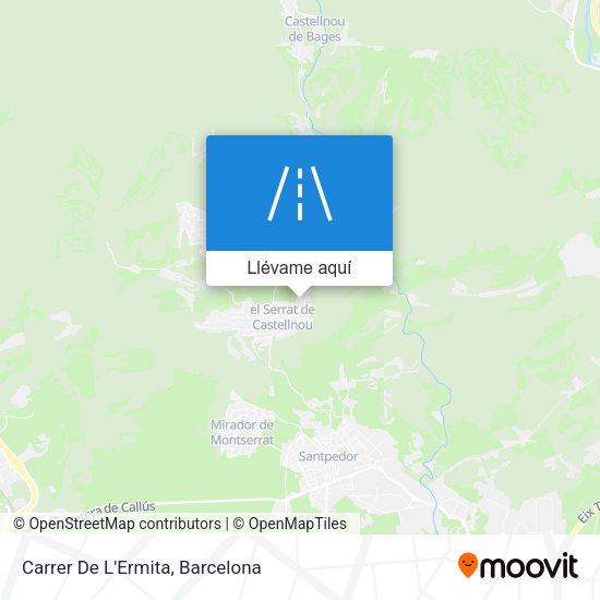 Mapa Carrer De L'Ermita