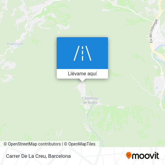 Mapa Carrer De La Creu