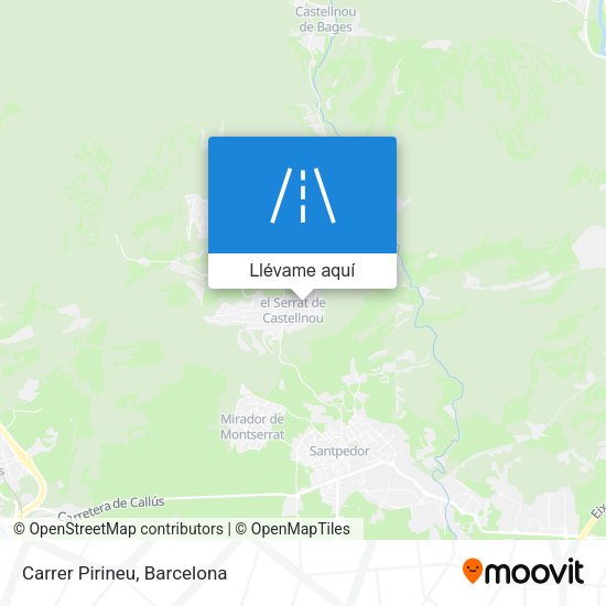 Mapa Carrer Pirineu