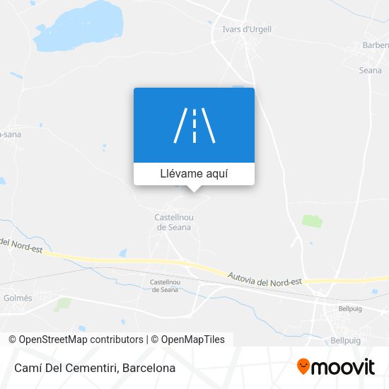 Mapa Camí Del Cementiri