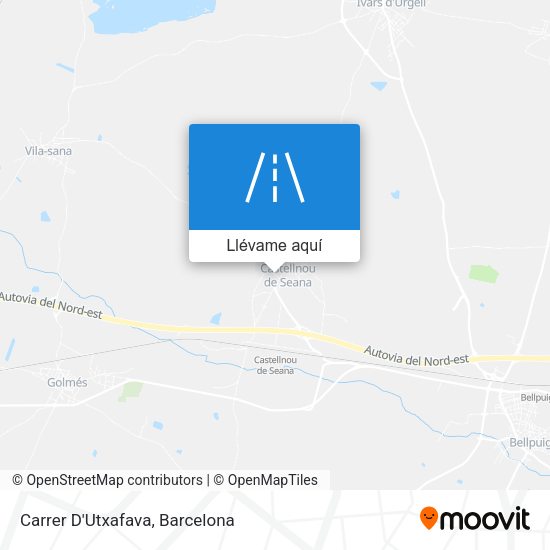 Mapa Carrer D'Utxafava