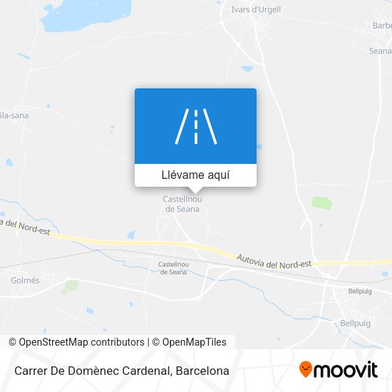 Mapa Carrer De Domènec Cardenal